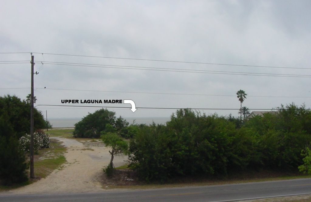 VIEW of the LAGUNA MADRE from POMPANO PLACE